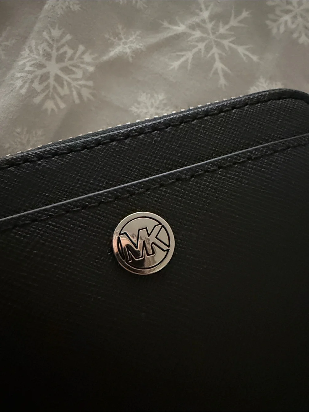 Michael Kors Black Chain Wristlet Clutch